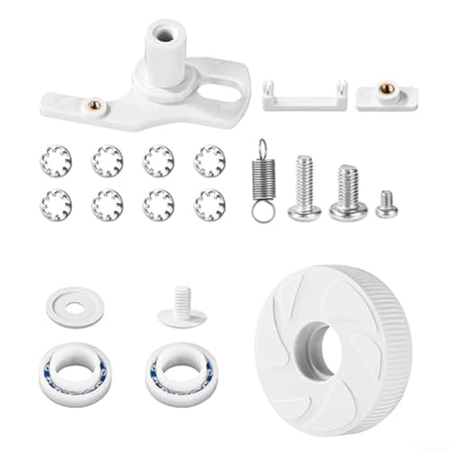 Kit de nettoyage de piscine avec arbre oscillant - Roulement à billes avec pneu, rondelle de roue C16, C36 - Arbre oscillant pour piscine Polaris 280, 180