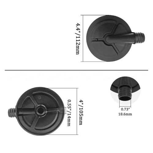 Diafragma PCV 2.0 TDI tapa de válvula compatible con Audi A3 Golf Passat Leon 2