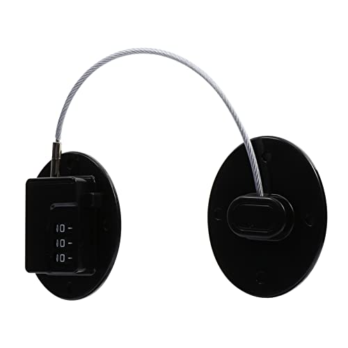 IWOWHERO 冷蔵庫ドア用ロック 引き出しキャビネット ラッチ ベビー キッズ向けセーフティロック 夾み込み防止設計 鍵付きで 家用家具保護具