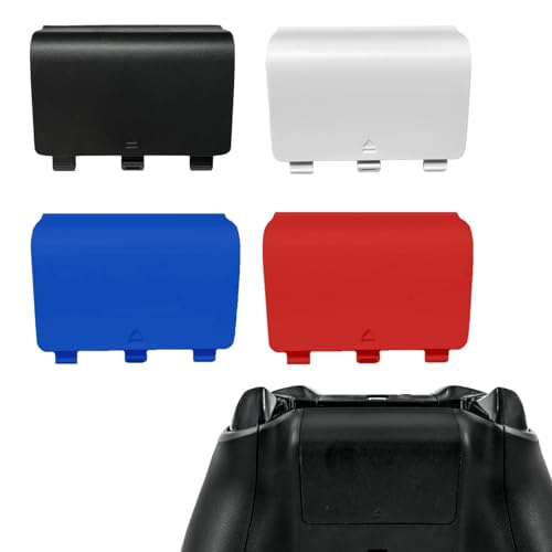 Image of 4 Pack Battery Back Cover for Xbox One S /X Controller Battery Back Pack /Shell Cover Repair Part for Xbox One S /X Controller,NOT for Xbox Series X /S