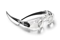 Eschenbach Optik maxDETAIL Lupenbrille für anspruchsvolle Detailarbeit mit 2X-Vergrößerung und Dioptrienausgleich bis zu ±3 dpt - Made in Germany