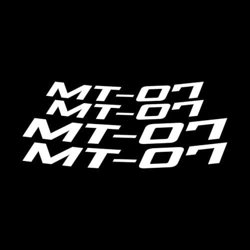 Autocollant Réfléchissant Jante Moto 17 Pouces Bande Étanche Pièces Rechange Yamaha MT07 Style 8