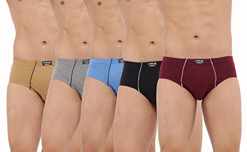 Dollar Bigboss Men's Assorted Pack of 5 Brief (8905474835696_MBBR-03-MIDASUE-PO5-CO1-L)