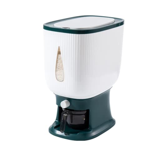 Saim 20 Lbs Transparent Rice and Grain Dispenser #TOP12