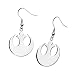 Star Wars Jewelry Rebel Alliance Stainless Steel Dangle Hook Drop Earrings