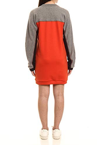 Vestido Curto De Moletom Estampado, Colcci Fun, Meninas, Laranja, 16