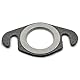 Easyboost Auspuffdichtung Universal Auspuffkrümmer für Ø25mm 2 offene Löcher Achsabstand 48mm für Roller 50ccm Aerox Mach-G Jog-R Ovetto Bw’s Nitro Malaguti F10 F12 F15 Aprilia SR CPI