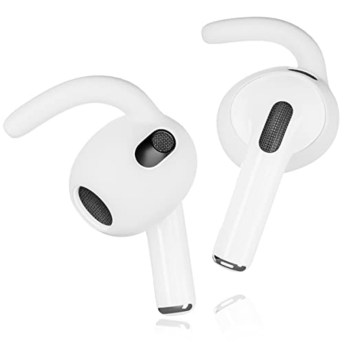 Okuli 4 x Silicona Gomas Auriculares Ganchos Puntas de Repuesto para Apple AirPods (3rd Gen) Auriculares