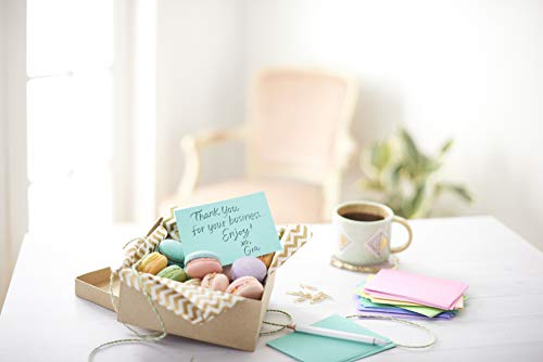 Image of American Greetings Single Panel Blank Cards Bulk with Envelopes, Bright Pastel Colors (200-Count) (Pack of 12)