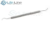 Hecho De Acero Inoxidable Lifeline Instruments® Explorer Sonda, Doble Final, nº 5 Instrumentos De Acero Inoxidable