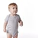 Gerber Baby 5-Pack Solid Onesies Bodysuits, Gray, 0-3 Months