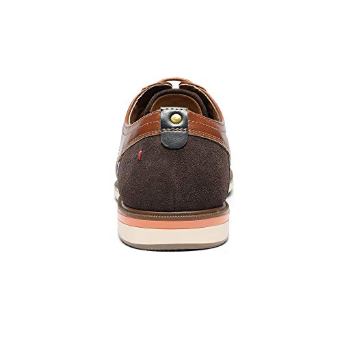 Bruno Marc Bruno Marc Men's LG19012M Dress Shoes Casual Business Oxford Sneaker Shoes, Brown, Size 11