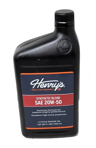 Aceite para motor 20W-50 mezcla sintética Henry's 1 cuarto miniatura 2