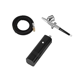 Verfspuit 30 PSI Draagbare Draadloze Airbrush Compressor Kit TM80S voor Make-up Kunst Verf Nagel Schoonheid Taart Decoratie Tatoeages Model Artiest voor Thuis Binnen- en Buitenmuren, Plafond, Fen