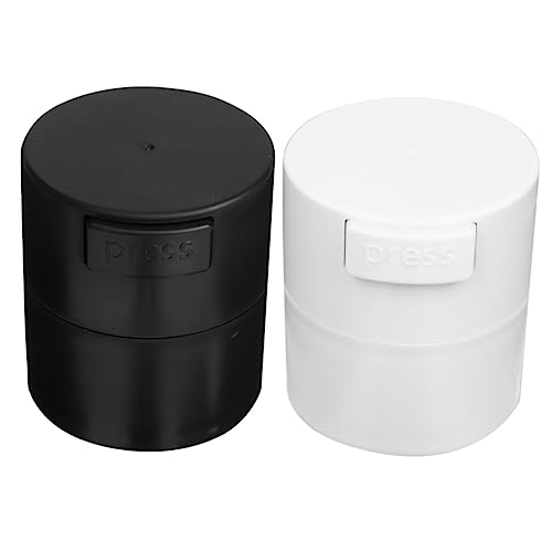 FOMIYES 2pcs Eyelash Glue Storage Container Sealed Dehumidified Lash Glue Holder for Travel