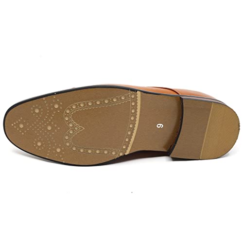 Metrocharm Alex-04 Men's Lace Up Cap Toe Oxford Dress Shoes4