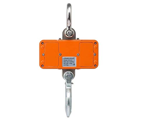 Crane Scale,Hyindoor 1000Kg/2000Lb Hanging Scale Digital Industrial Heavy Duty Crane Scale Smart High Accuracy Electronic Crane Scale (1000Kg With Remote Control) #TOP2