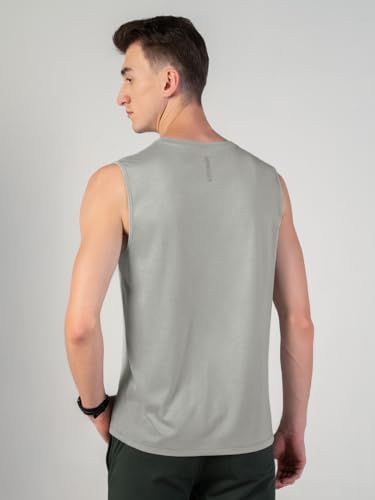Image of DAMENSCH Men's Cotton Blend Regular Fit Breeeze Gym Vests Workout, Ultra-Lightweight Gym Sando, Anti-Fade Cotton Blend Tank Top, Quick-Dry Sleeveless Vest