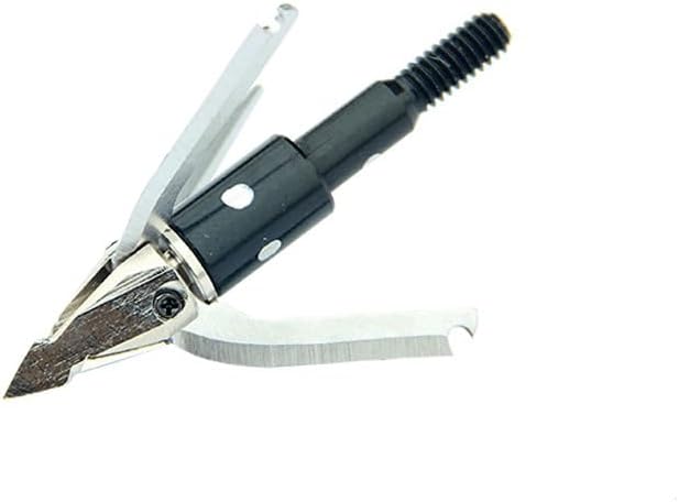 10pcs 100 Grain 3 Blades Rotational Broadheads for Hunting Compound Bow Crossbow