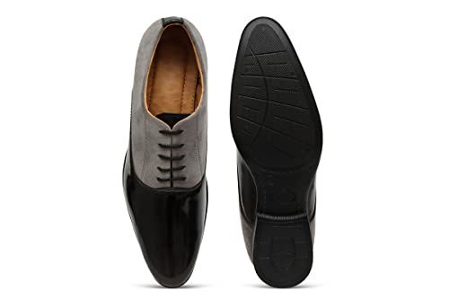 Image of Elga Men Patent Leather Formal Laceup Dress Shoe