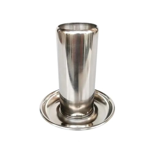 Rejilla for pollo de acero inoxidable for parrilla, horno, soporte for latas cerveza, asador Vertical grado for suministros cocina(Circle)