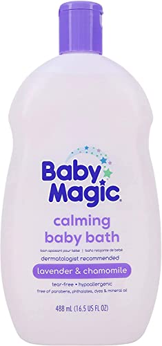 Image of Baby Magic Calming Baby Bath 16.5 Ounce Lavender And Chamomile (488ml) (2 Pack)