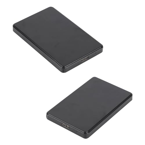 KIMISS Caja externa para disco duro 2.5" SATA USB 3.0 negra miniatura 3
