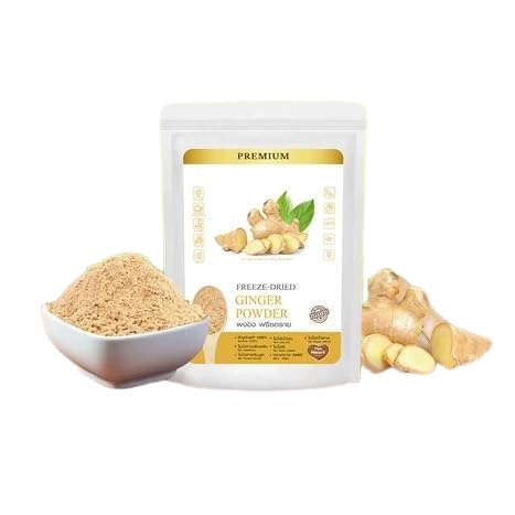เดอะฮาร์ท Freeze Dried Ginger Powder 80g - 100% Pure & Natural - No Additives - Spicy & Aromatic Culinary Spice
