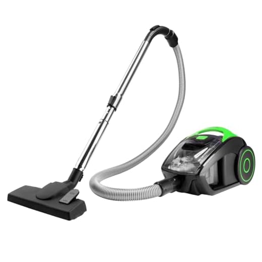 Deuba Zyklon Staubsauger XRY 3000 Sauger beutellos 900W grün TÜV Rheinland GS