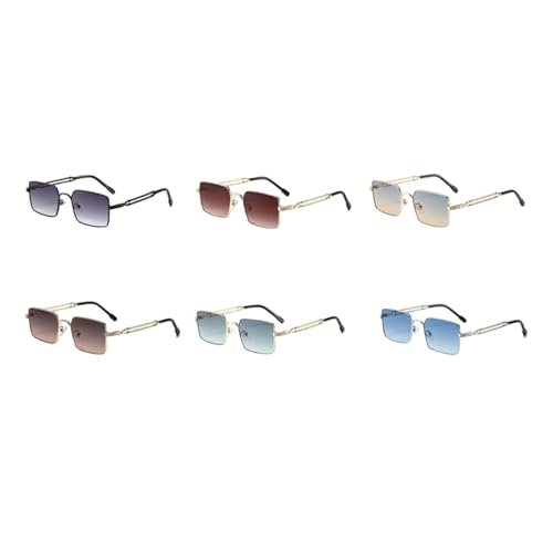 Lunettes de soleil rétro unisexes tendance à verres dégradés
