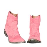 Cowboy Boots for Women Wide Calf Lace Up Ankle Booties...
