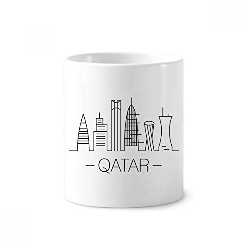 Cadeau mug Qatar blanc 350 ml en céramique pour collègue et proche