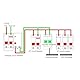Agatige 2Pcs Überspannungsschutzgeräte, DC-Photovoltaik-Ableiter-Spannungs-Blitzschutz 2P 40KA mit Fernsignal FXD1‑PV40(DC 500V)