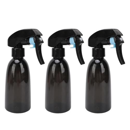 Botella para spray de cabello diseño ergonómico negra miniatura 3