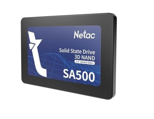 NETAC SA500 (NT01SA500-1T0-S3X) 1TB 2.5インチ SSD Sata 3インターフェイス 読み取り 530MB/秒 書き込み475MB/秒