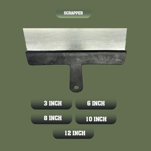 Image of 12 Inch /300 mm Stainless Steel Scraper Cutter Multi-Purpose Kitchen Filling Knife with Plastic Handle