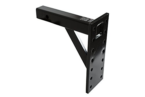 Image of Buyers Products PM1012 Pintle Hook Mount, 6 Position Adjustable Trailer Hitch Receiver for 2 Inch Trucks, 10,000 lb MGTW, Heavy-Duty Tow Hitch, 2,000 MVL Rated