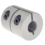 Kivivaka Flexible Wellenkupplung aus Aluminiumlegierung, D20 x 25, für