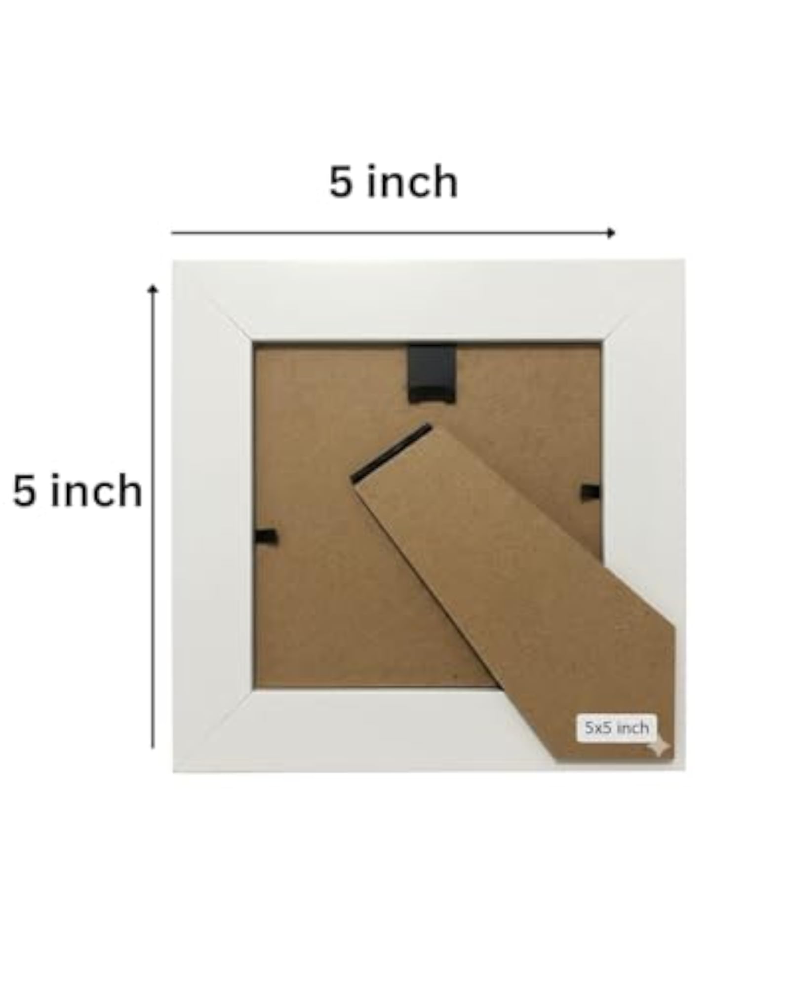 Personalized 5x5 Inch Photo Collage Frame for Men