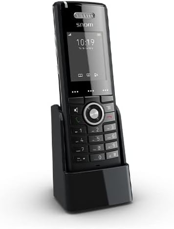 Snom M25 Cordless Handset in charging cradle