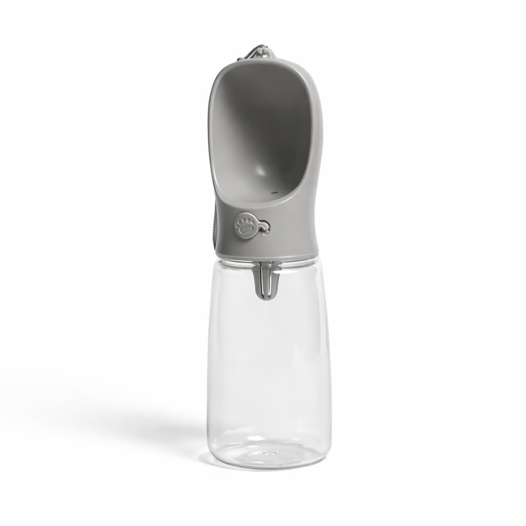 Portable Dog Water Bottle, 500ml Leak-Proof Travel Pet Water Dispenser, Food-Grade, for Walking, Hiking