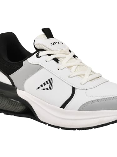Image of Impakto Flex Onyx Men Casual Sneaker Classic Rounded to Pampering Cushioned Extra Comfort Lace-Up