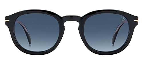 David Beckham DB 1080/CS Black Gold/Blue Shaded Clip-On 49/24/150 men Sunglasses2