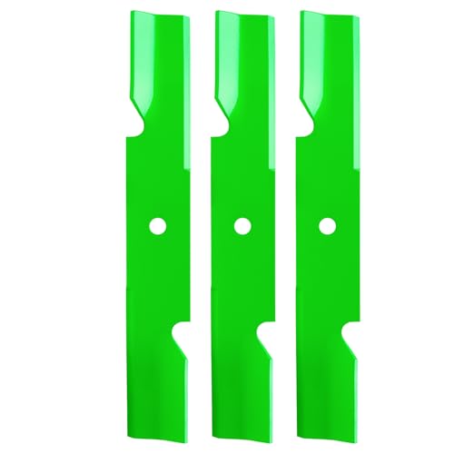 JYLEYJ 482877 481706 48110 High Lift Blade for 48 Scag Freedom Z Liberty Z Tiger Cub Exmark 48 Mower Deck Replace Hus tler 601123 Bad Boy 038-5350-00 (3 Pack)