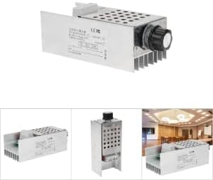 Miniatura 7 de SCR Regulador de Voltaje 10000W Ultra High PowerSpeed Controlador Dimmer Termostato AC 110V 220V Regulador de voltaje Controlador de temperatura de