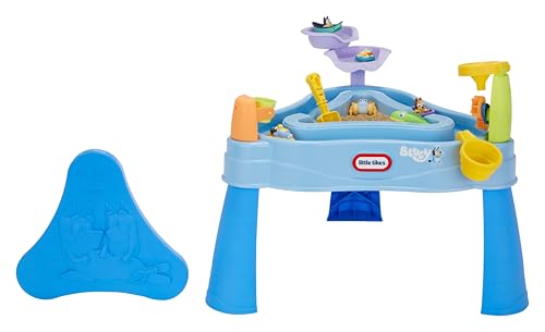 Little Tikes Bluey Water Table with 6 Accessories, Bluey Active Play, for Boys and Girls Ages 1-6 Years