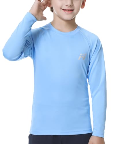 MEETWEE Kinder Jungen UV Shirt Langarm Schwimmshirt Badeshirt...