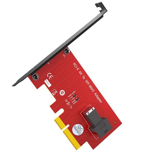 Tarjeta convertidora SFF 8643 a PCIeX4 para solucionar lentitud en intercambio de datos de servidores