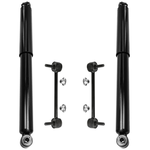 Image of Detroit Axle - RWD Rear Shock Absorbers Sway Bar End Links Replacement for 2017 2018 Ford F-350 Super Duty Cab & Chassis - 4pc Set