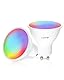 LUTW GU10 Alexa Lampe Smart RGBCW, Wlan Smart LED Lampe, Kompatibel mit Alexa, Google Home, 2.4GHz Wifi & Bluetooth, Dimmbar per App oder Sprachsteuerung, 5W=40W, 2 Stück